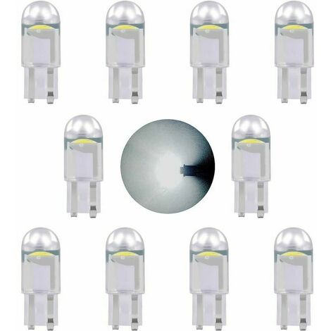 10 ampoules LED T10 W5W LED 9xSMD5050 12V 2,16W blanc