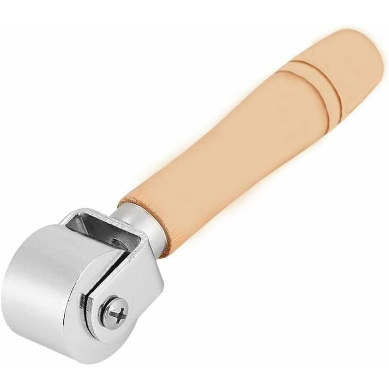Outils Rouleau de Pression en Cuir Bords de Colle en Cuir pour Outils Rouleau de Pression de Main de Couture pour Le Collage de Chants et pour Le