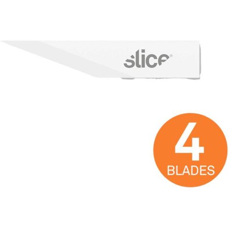 Slice 10519 Lames de rechange en céramique, lame droite, pointue 4 pc(s) A762253