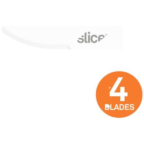 Slice 10520 Lames de rechange en céramique, bord de coupe incurvé, arrondies 4 pc(s) A762273