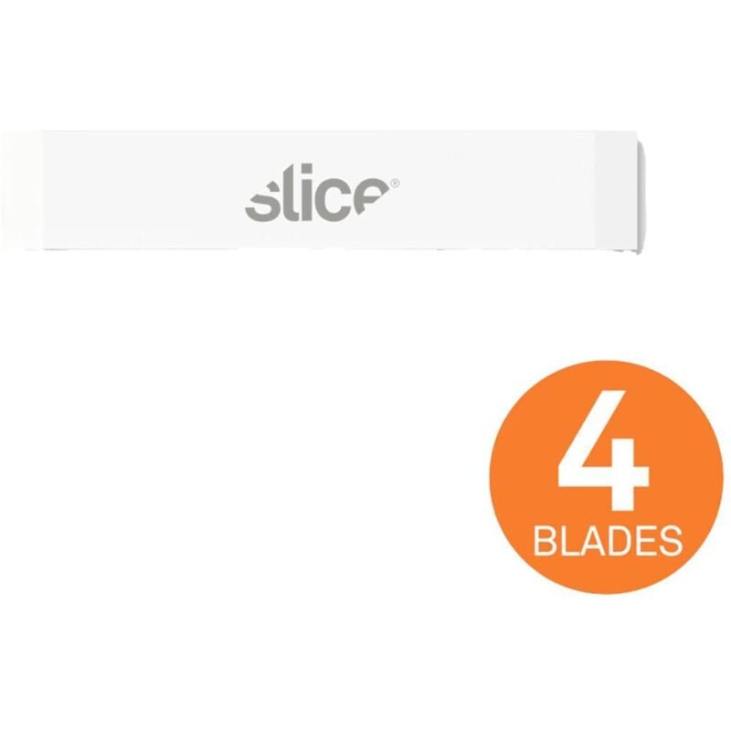 Slice - 10535 Lames de rechange en céramique, lame de burin étroite, double face 4 pc(s)