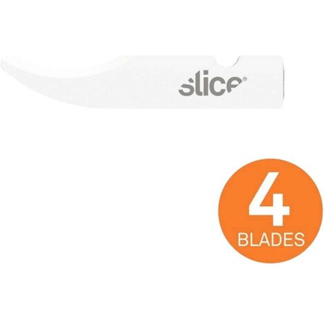 Slice 10536 Lames de rechange en céramique, séparateur de couture arrondi 4 pc(s)