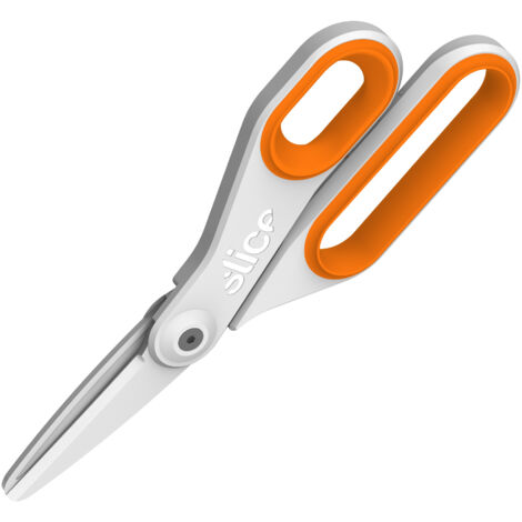 Slice 10545  Universalschere Linkshänder, Rechtshänder 198 mm Orange, Weiß