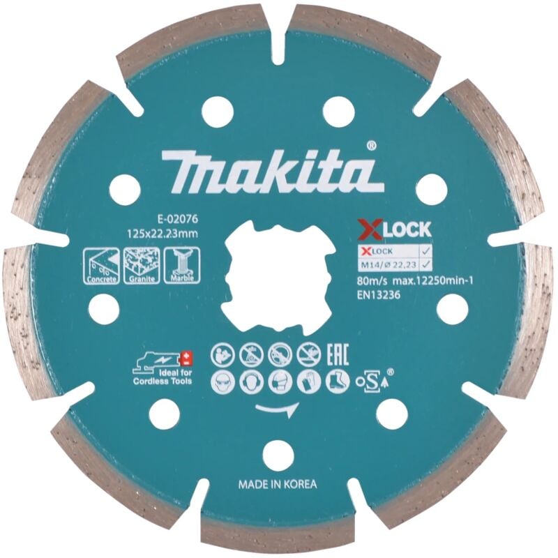 Disco diamantato x-lock 125mm Makita E-02076