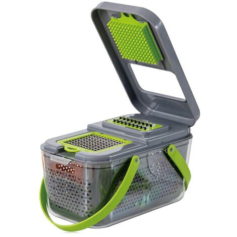 Slicer Gemüseschneider Gemüsereibe Chopper -Aufbewahrung Aufbewahrungsbox Küchenhelfer