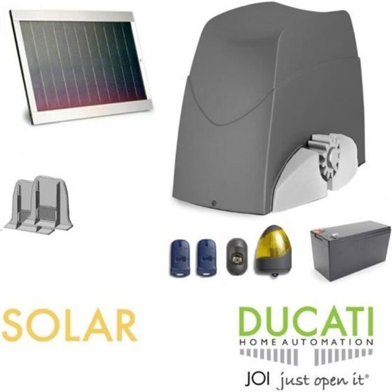 Slide 446 Solaire Ouvre-Porte Coulissant - Ducati Home-Automation - Automatisme