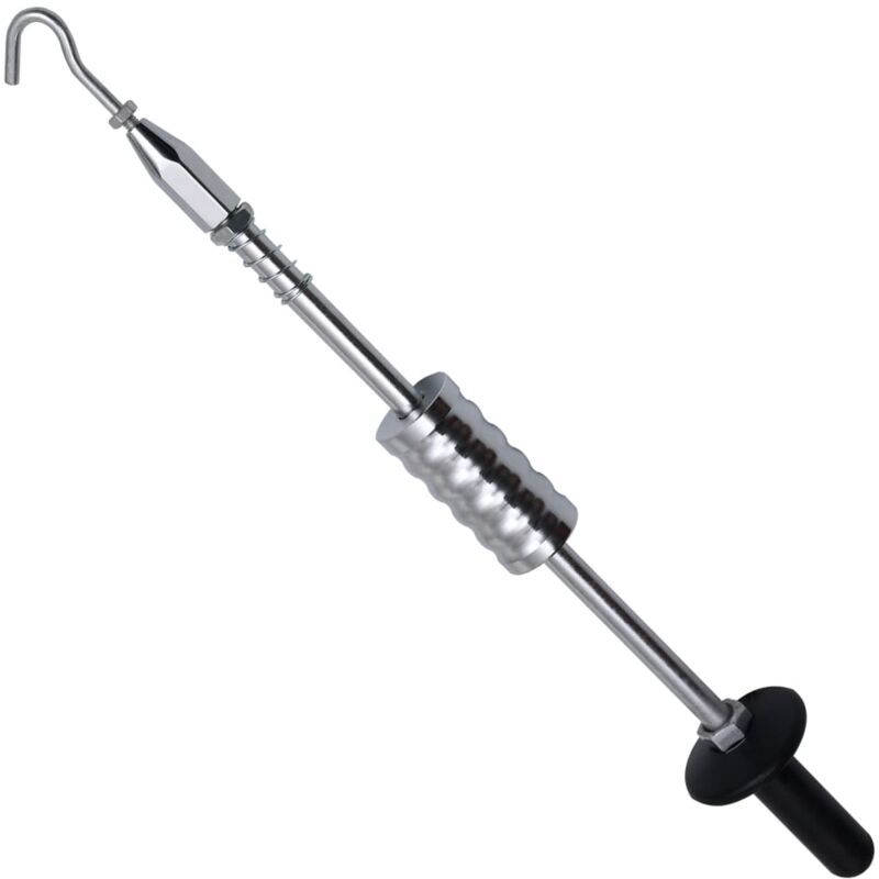 Slide Hammer with Hook 63 cm Carbon Steel vidaXL