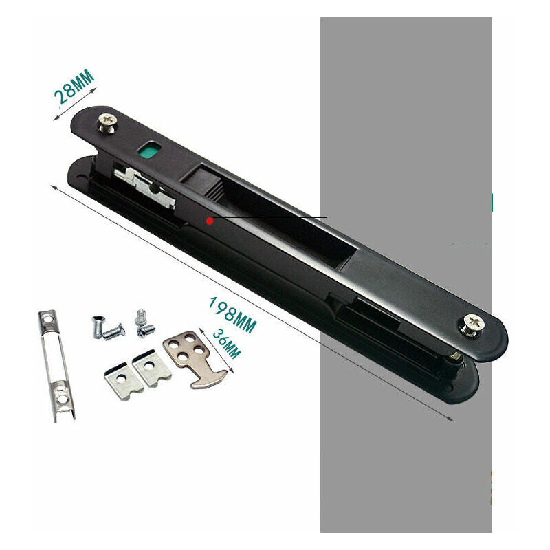 Sliding Bay Closure - Modern Movable Door Window Hook Lock Single Double Sided Lock for Home Door Lock Bay Window Sliding Door Closure