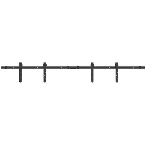 Sliding Cabinet Door Kit 152 cm Carbon Steel vidaXL