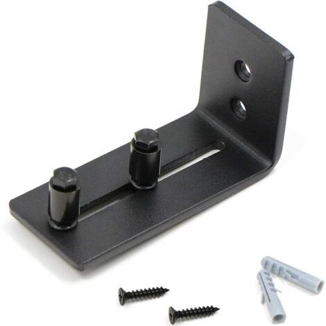Sliding Door Roller Guide - With 2 Rollers - For Sliding Doors - Black，Superma