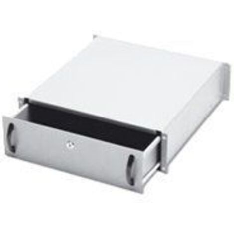 SLIDING DRAWER 19  3U 400MM BLACK