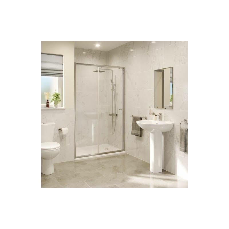 Sliding Shower Door For Shower Enclosure 1200x800mm Tray 4mm Glass Modern