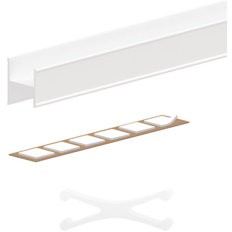 SLID'UP 220 Set H-Profil, 180 cm, 18 mm, weiß