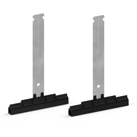 Slid'Up By Mantion – Attache tablier souple à clipper pour lame de 14 mm – Tube ZF – Capacité de levage 5 kg par attache – Lot de 2 unités