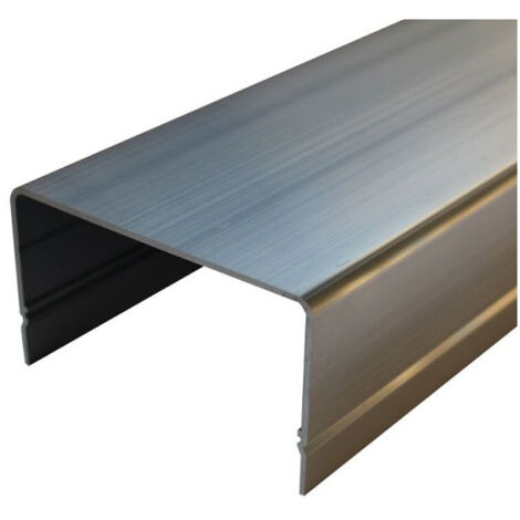 Slid'Up By Mantion – Carter d'habillage aluminium brut 1500 mm – Capot recoupable pour motorisation SLID'UP WINEO – Dimensions 1500 x 87 x 48,5 mm