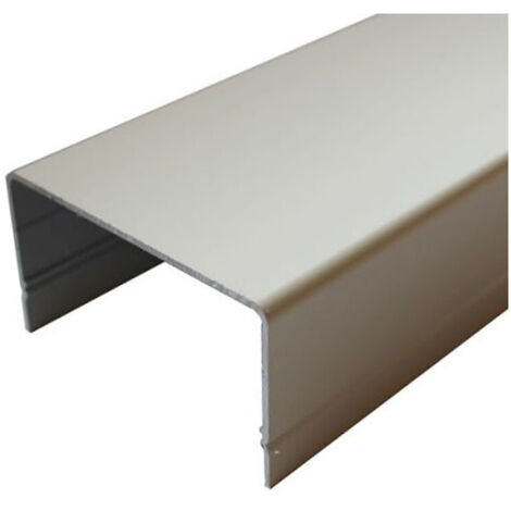 Slid'Up By Mantion – Carter d'habillage SLID'UP WINEO en aluminium blanc RAL 9010 – Longueur 1500 mm – Capot recoupable pour motorisation