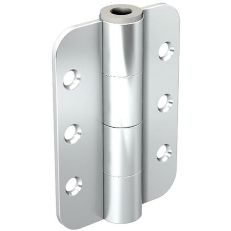 Slid'Up By Mantion – Charnière pour meuble en acier zingué – Axe de 12 mm – Dimensions 60 x 85 mm – Fixation 6 points sur chant – Garantie 5 ans