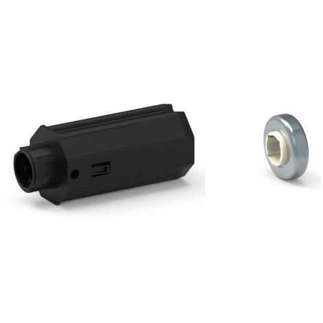 Slid'Up By Mantion – Embout d'axe escamotable pour tube octogonal 60 mm – Roulement Ø28 mm – Longueur 115 mm – Capacité 10 kg – Quantité 1