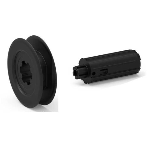 Slid'Up By Mantion – Embout escamotable avec poulie Ø 125 mm – Pour tube ZF 54 – Sangle jusqu'à 15 mm – Matière polyamide et polystyrène choc