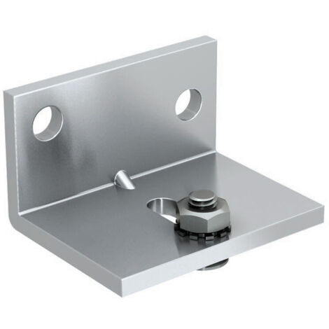 Slid'Up By Mantion – Équerre de fixation murale renforcée pour rail SLID'UP 1100 1200 1300 – Longueur 30mm – Hauteur 23mm – Largeur 40mm – Charge 80kg