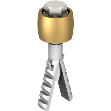 Slid'Up By Mantion – Guide olive laiton Ø24 mm sur cheville – Pour profil de guidage en U – Poids max 400 kg – Garantie 5 ans