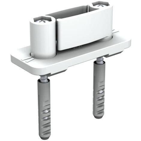 Slid'Up By Mantion – Guide réglable à visser au sol pour porte jusqu'à 90 kg – Pour rainure ou profil U 14-30 mm – Dimensions 25x60x24 mm – Garantie 5 ans