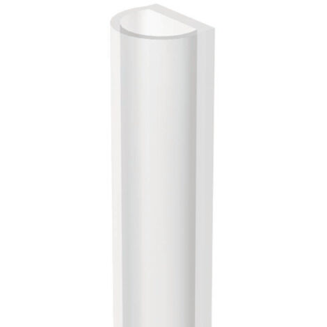 Slid'Up By Mantion – Joint demi-lune adhésif translucide 6 mm – Pour espaces confinés – Longueur 3 m – Largeur 6 mm – Fixation efficace
