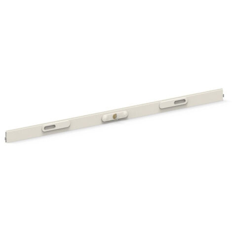 Slid'Up By Mantion – Lame de volet roulant avec serrure – Enroulement extérieur – Aluminium laqué blanc – Longueur 1490 mm, recoupable à 770 mm