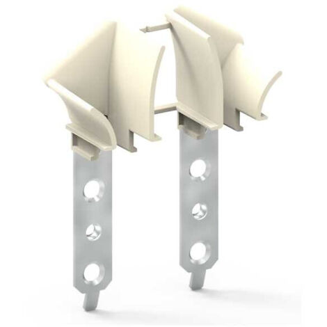 Slid'Up By Mantion – Lot de 2 tulipes de guidage pour volet roulant traditionnel – Pour lames de 14 mm – En polymère et acier galvanisé – Coulisses traditionnelles