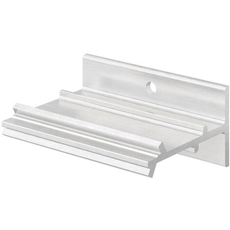 Slid'Up By Mantion – Lot de 3 équerres de fixation bandeau bois pour systèmes coulissants SLID'UP 160/170/190 – Épaisseur de porte jusqu'à 45 mm