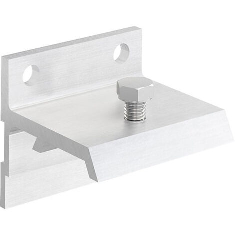 Slid'Up By Mantion – Lot de 5 équerres de fixation murale pour SLID'UP 160/170 – Fixation en applique – Épaisseur de porte jusqu'à 45 mm – Vendu avec vis et chevilles