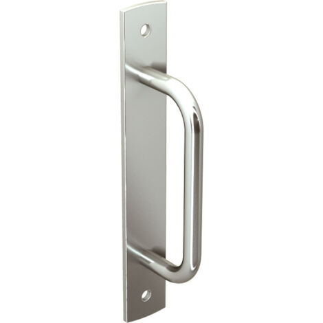 Slid'Up By Mantion – Poignée de porte d'intérieur en acier zingué – 2 points de fixation – Dimensions 265x40x40mm – Pour montage sur platine