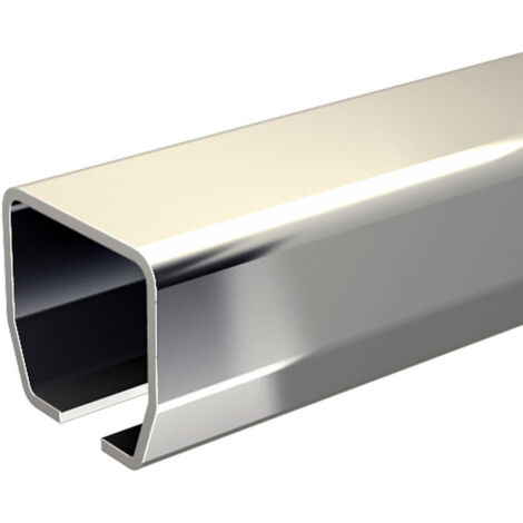Slid'Up By Mantion – Rail de porte coulissante en inox 304L – Longueur 3 m – Poids max 200 kg – Adapté milieu humide – Section 40 x 35 mm