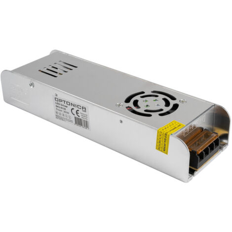 Slim 360W LED Alimentatore - 12V 30A - Metallo compatto - Optonica
