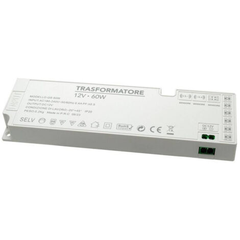 Slim 60w Corrent Trainer 12v Strisce Lights Sensories Qs-60w
