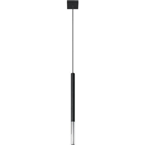 Slim 8cm Pendant Light Black, Chrome G9 Slim 8cm Pendelleuchte Schwarz, Chrom G9