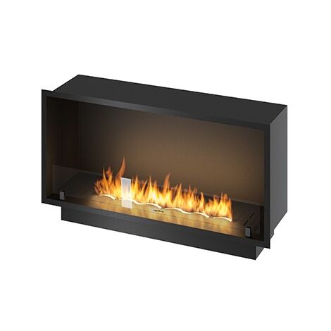 SLIM INSIDE BLACK - Camino A Bioetanolo Da Incasso Cm 100