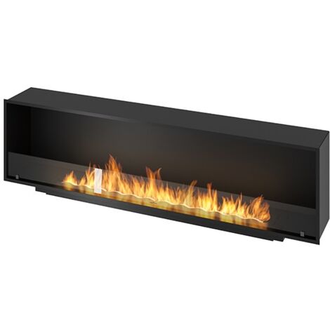 SLIM INSIDE BLACK - Camino A Bioetanolo Da Incasso Cm 200