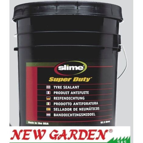 SLIME 18.5L 18.5L 99-829 scellant pour pneus sans chambre à air pour tracteurs de pelouse