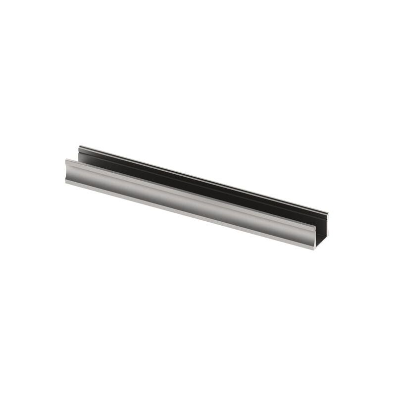 Image of Ledson - Slimline 15 mm - profilo in alluminio per strisce led - alluminio anodizzato - grigio argento - 2 m