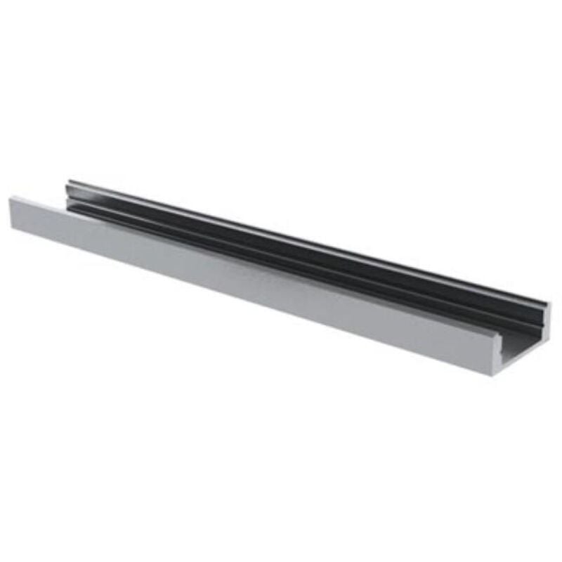 SLIMLINE 7 mm - PROFILÉ EN ALUMINIUM POUR RUBAN LED - ARGENT - 2 m