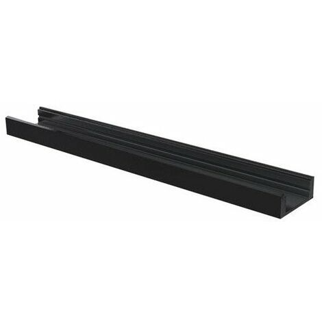 Lot de 2 Profils 1 m alu anodisé pour ruban LED 17x7 mm opaque à 26,90€