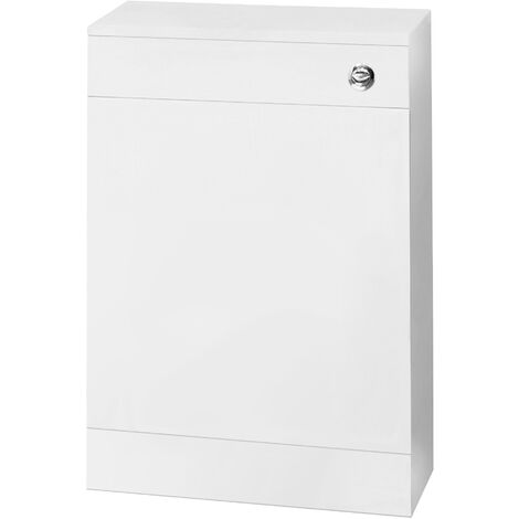 BALTERLEY Slimline WC Unit with Concealed Cistern - 500mm - Gloss White