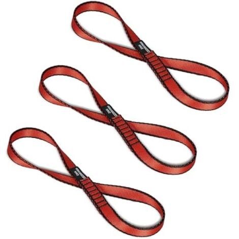 Sling D'Escalade En Nylon - 18 mm - Résistance 23 kN - Certifié CE EN566 - Pour Escalade Rocaille Rappel Alpinisme Ancrage Urbain - 1 Pièce