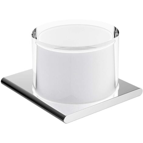 Slip glass EDITION 400, vero cristallo, smerigliato, sciolto KEUCO