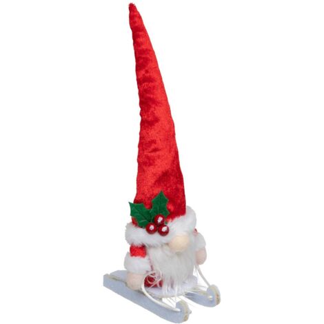 Slitta dello gnomo rosso 25cm - Feeric lights & christmas