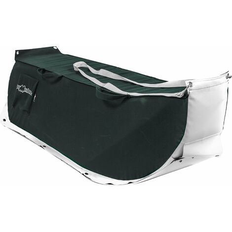 Slitta per Neve 135x38x34 cm in Acrilico Pomodone Slittone Verdone