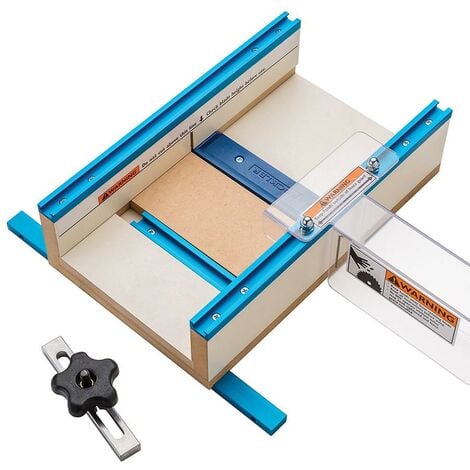 ROCKLER Slitta per tagliare piccoli pezzi con la sega da banco 12" x 15-1/2" x 3-1/2"