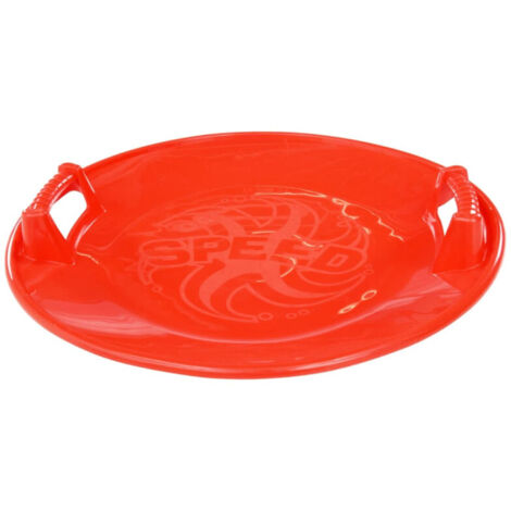 Slittino Rotondo Rosso 66,5 cm in PP