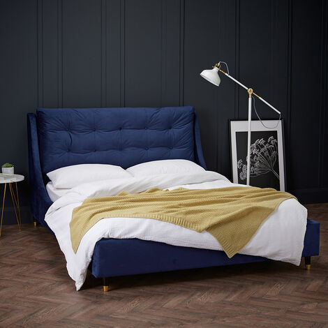 LPD FURNITURE Sloane Blue Kingsize Bed